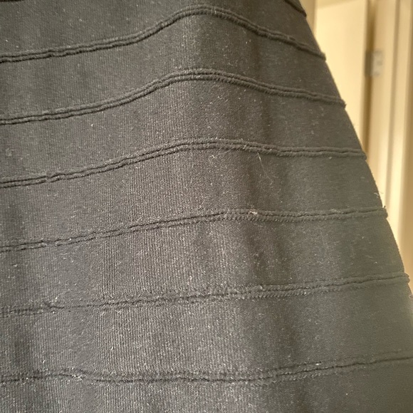 Bebe black bodycon dress w/short sleeves - Picture 4 of 5